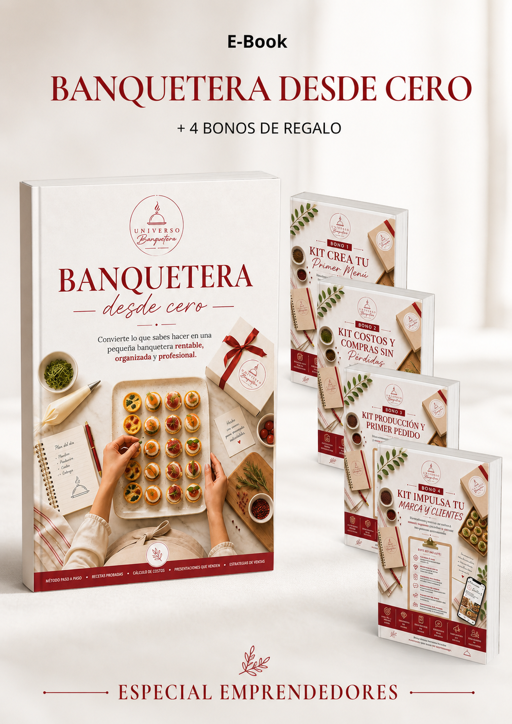 Banquetera desde Cero: Una banquetera rentable, organizada y profesional